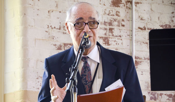 Lloyd Kaplan inducting Bobby Hackett
