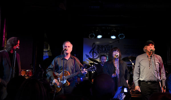 Cowsills on stage